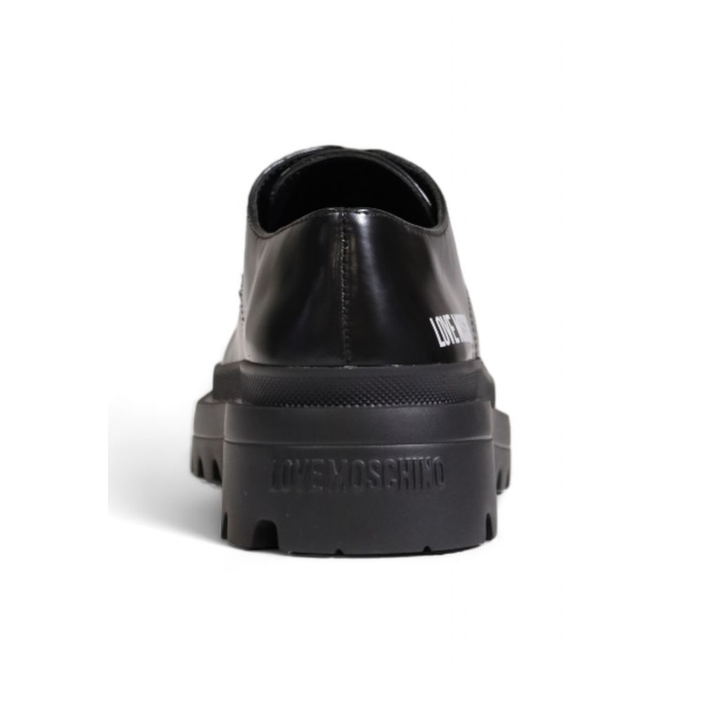 Love Moschino Black Polyethylene Flat Shoe - ACCEXO