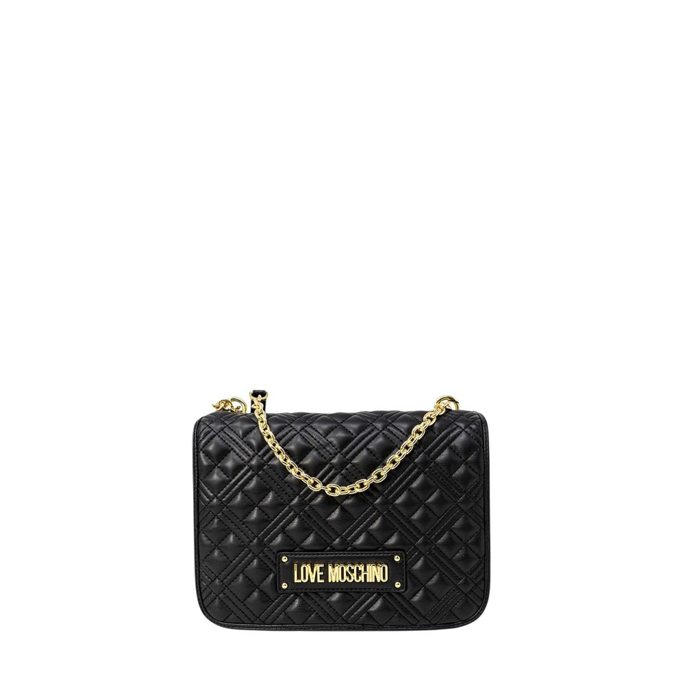 Love Moschino Black Polyethylene Handbag - ACCEXO