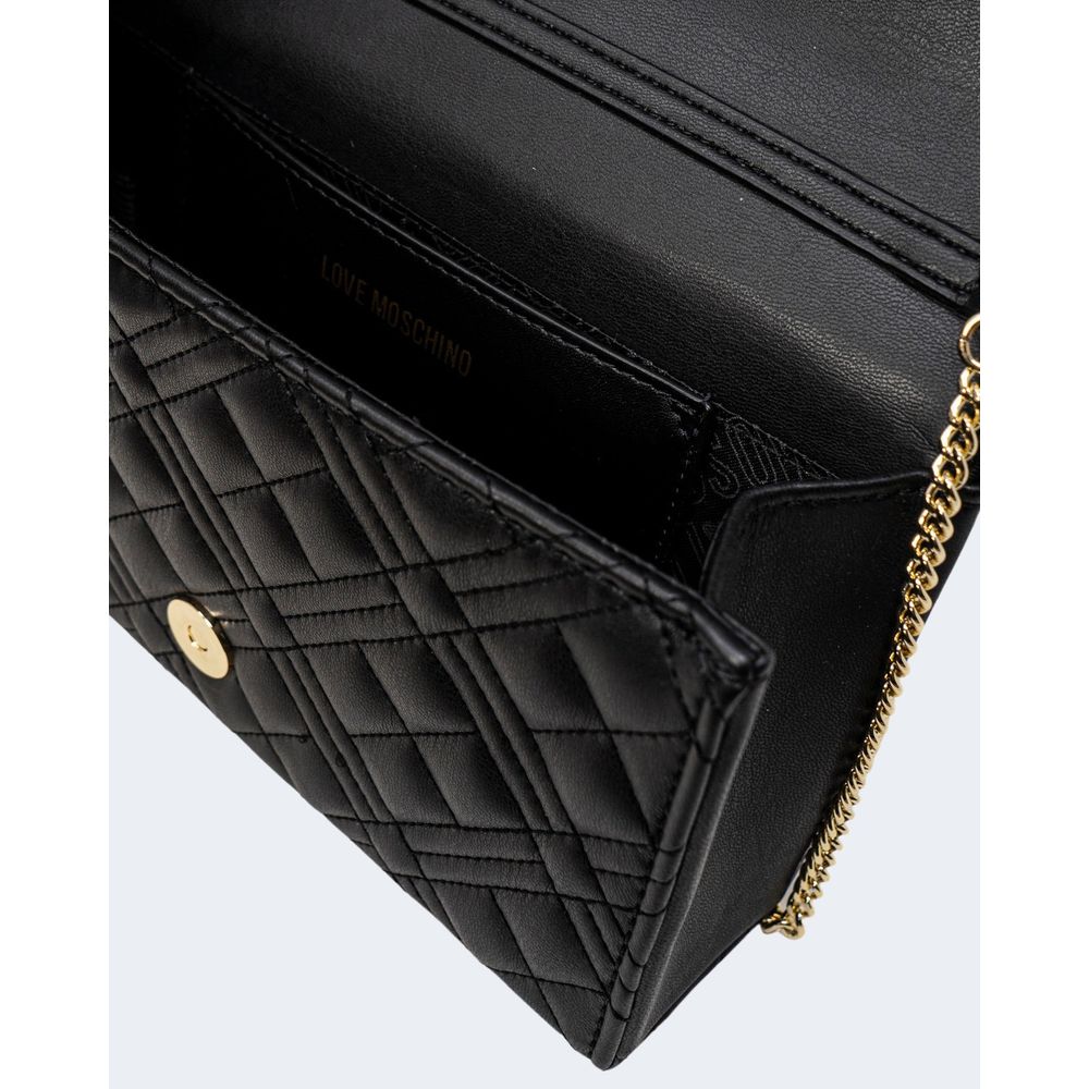 Love Moschino Black Polyethylene Handbag - ACCEXO