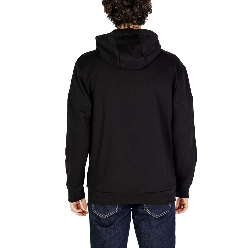 EA7 Emporio Armani Black Cotton Sweater - ACCEXO