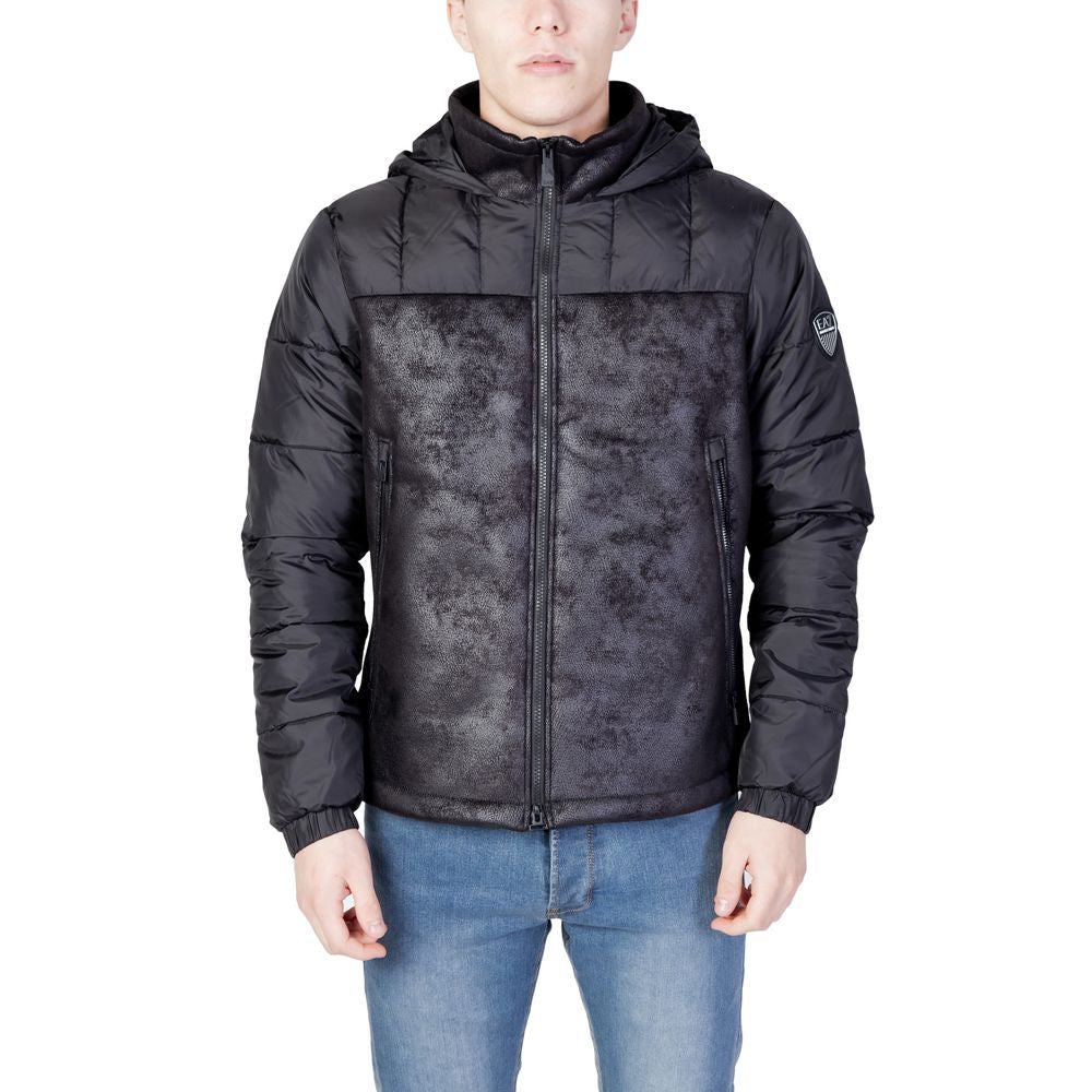 EA7 Emporio Armani Black Polyester Jacket - ACCEXO