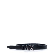 Armani Exchange Black Leather Belt - ACCEXO