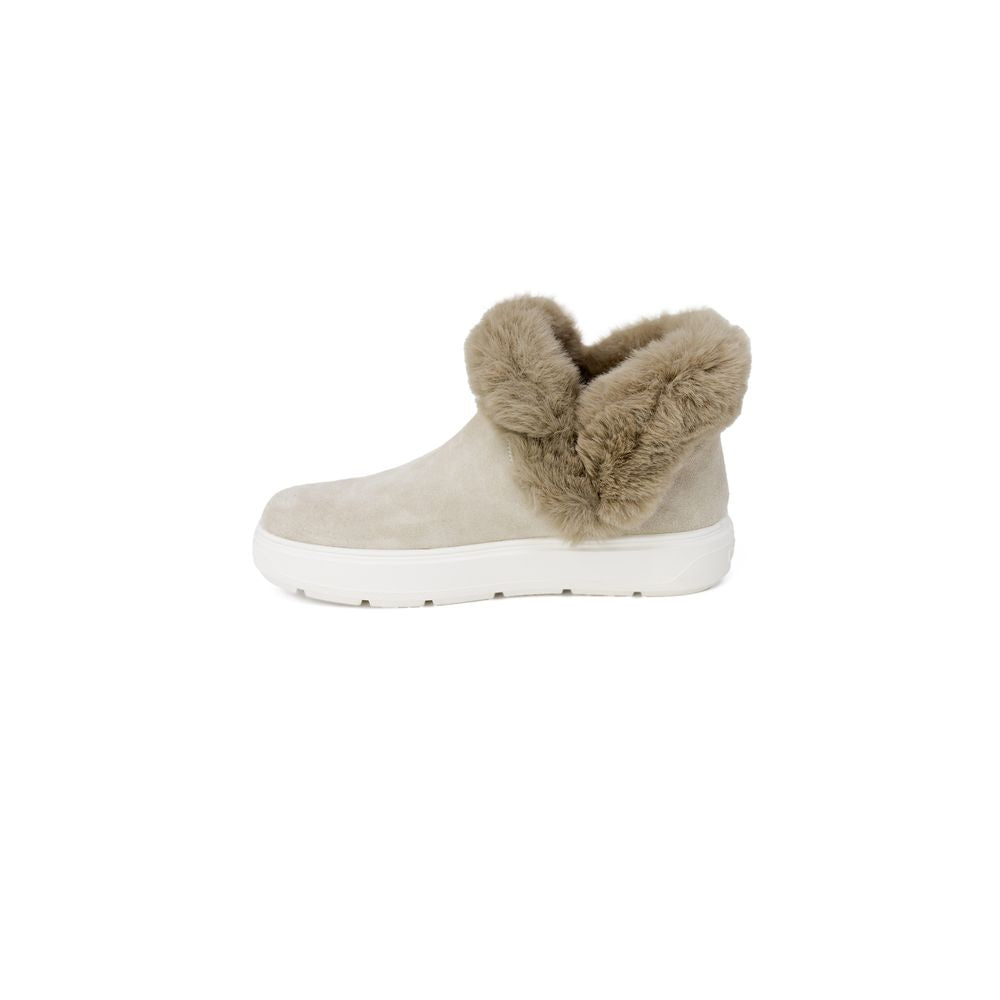 Love Moschino Beige Leather Sneaker - ACCEXO