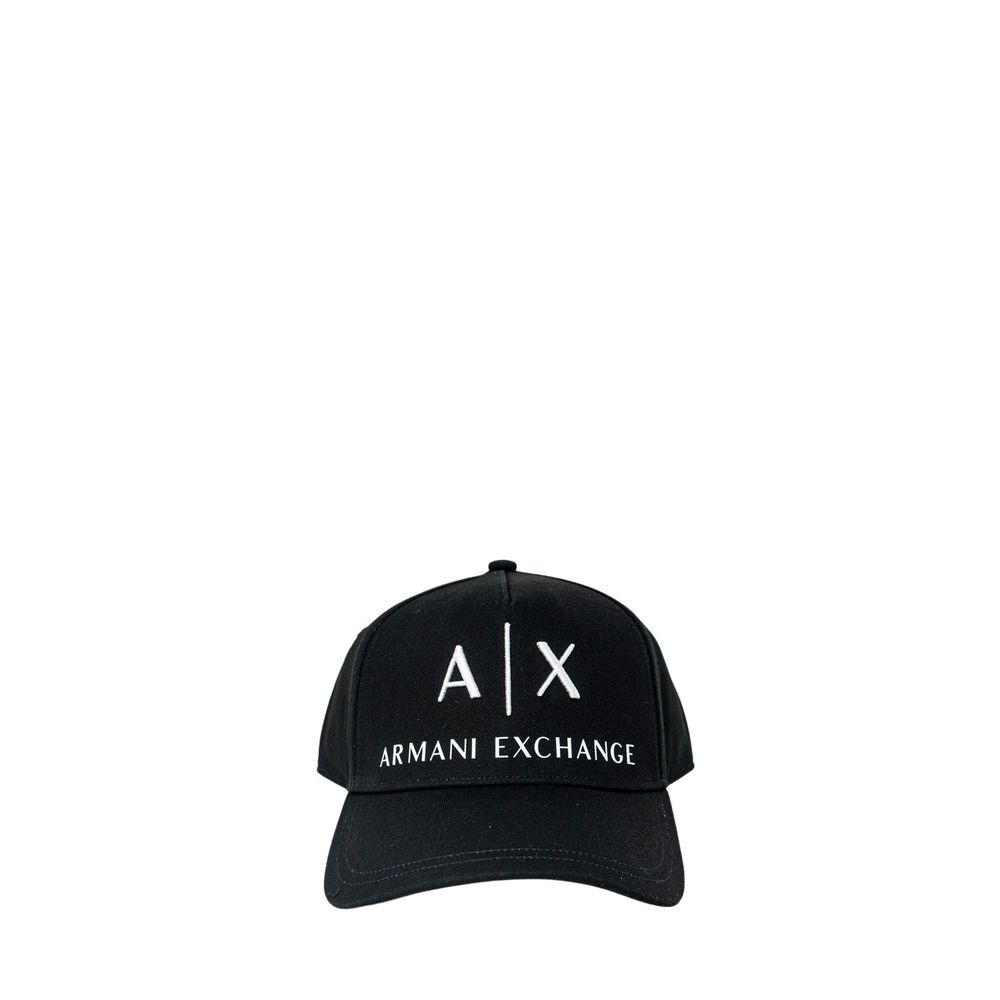 Armani Exchange Black Cotton Hats & Cap - ACCEXO