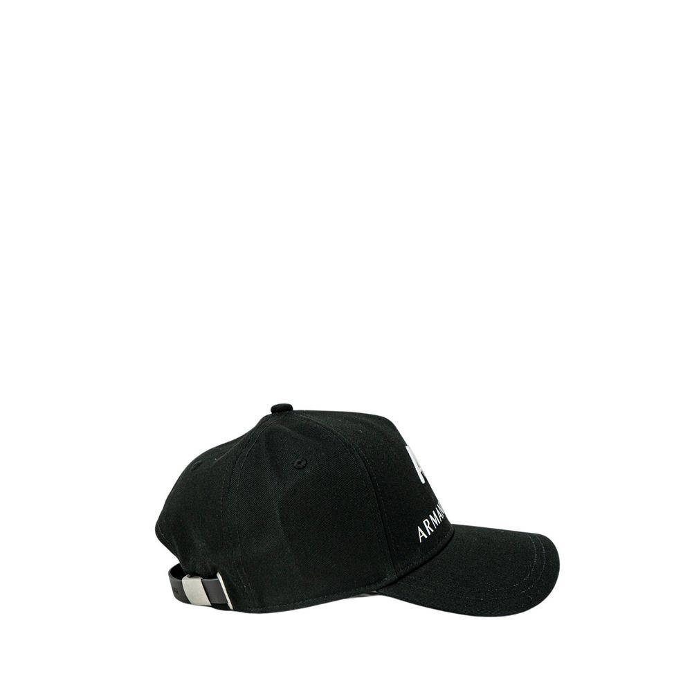 Armani Exchange Black Cotton Hats & Cap - ACCEXO