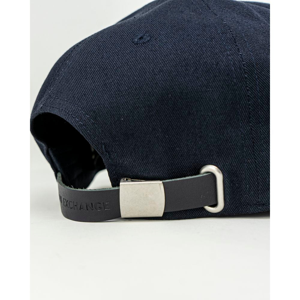 Armani Exchange Blue Cotton Hats & Cap - ACCEXO