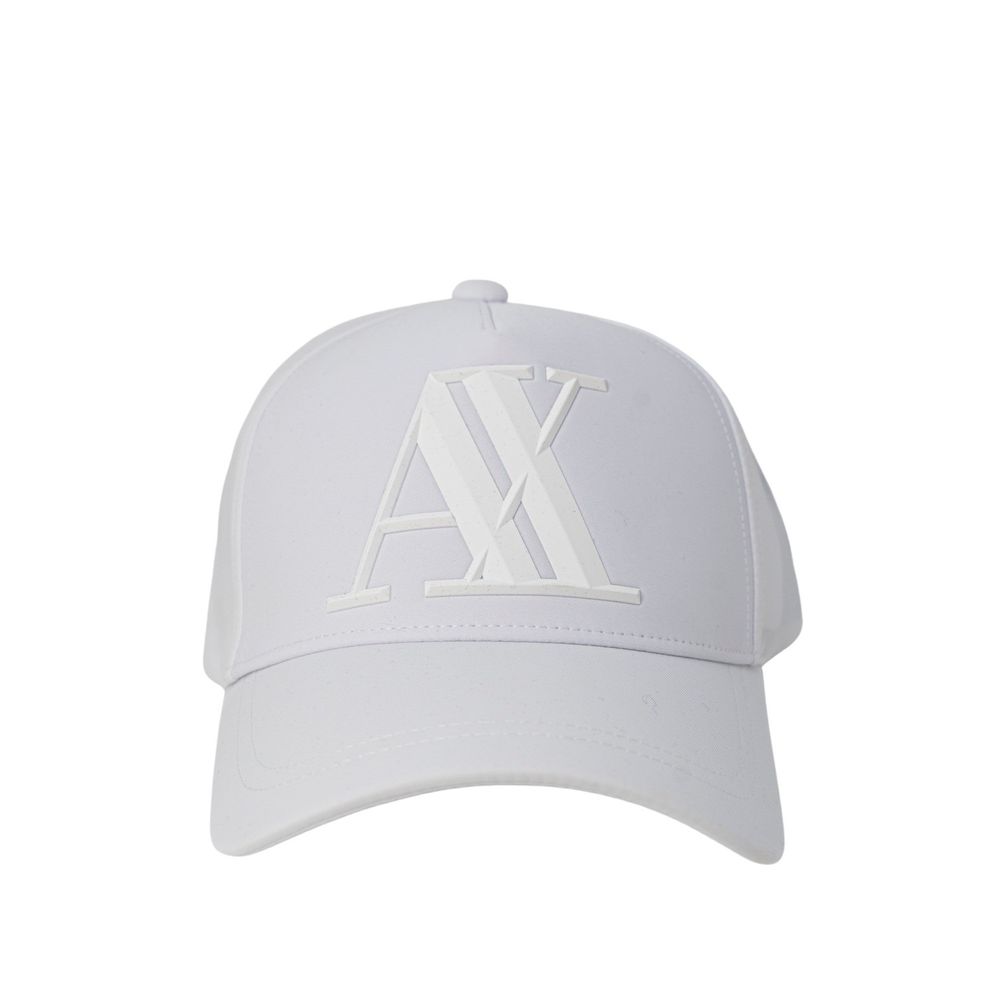 Armani Exchange White Cotton Hats & Cap - ACCEXO