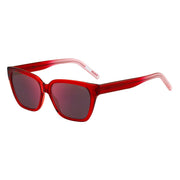 Hugo Boss Red Acetate Sunglasses - ACCEXO