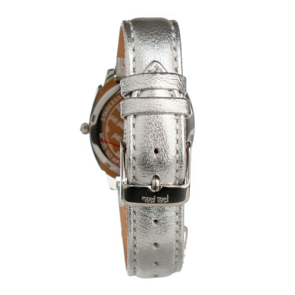Folli Follie Gray Leather Watch - ACCEXO