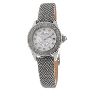 Folli Follie Gray Leather Watch - ACCEXO