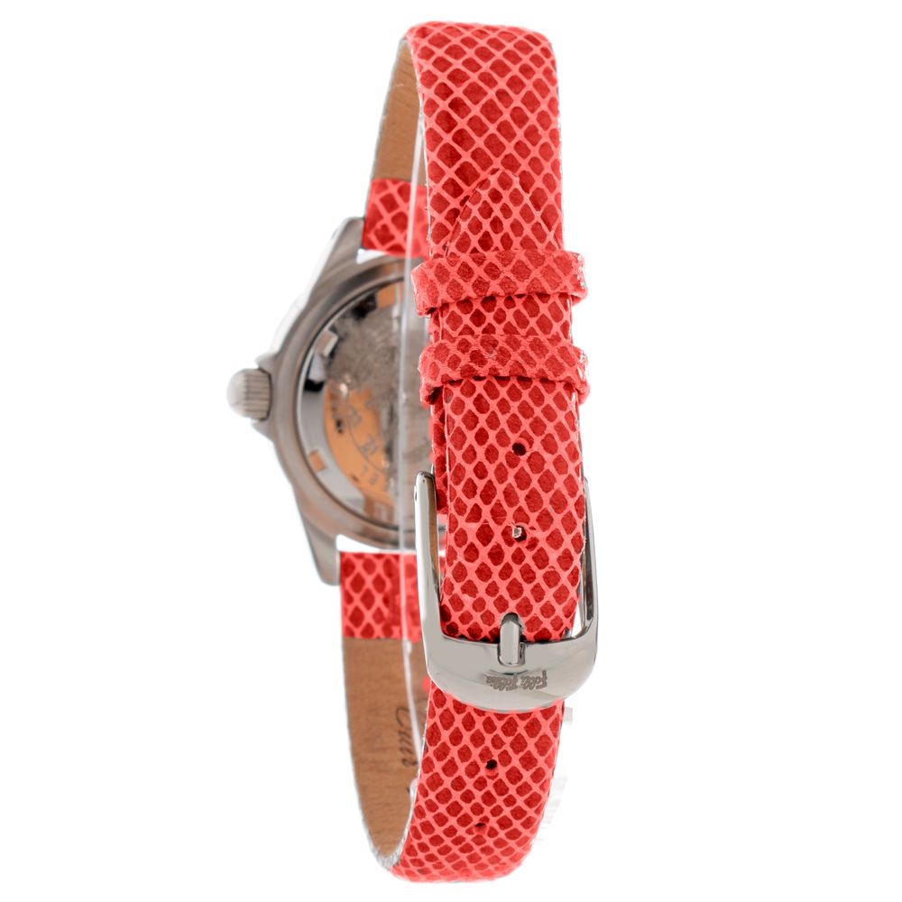 Folli Follie Red Leather Watch - ACCEXO