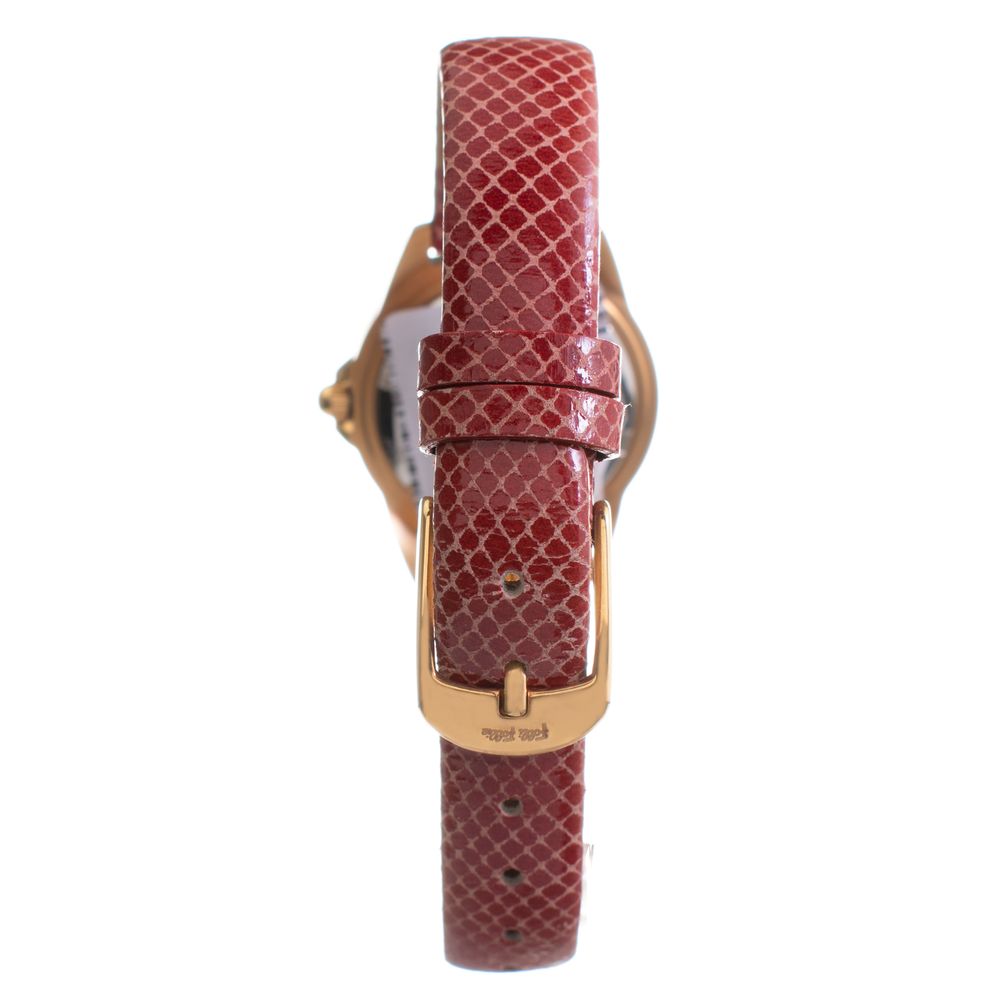 Folli Follie Red Leather Watch - ACCEXO