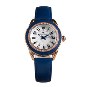 Folli Follie Blue Leather Watch - ACCEXO
