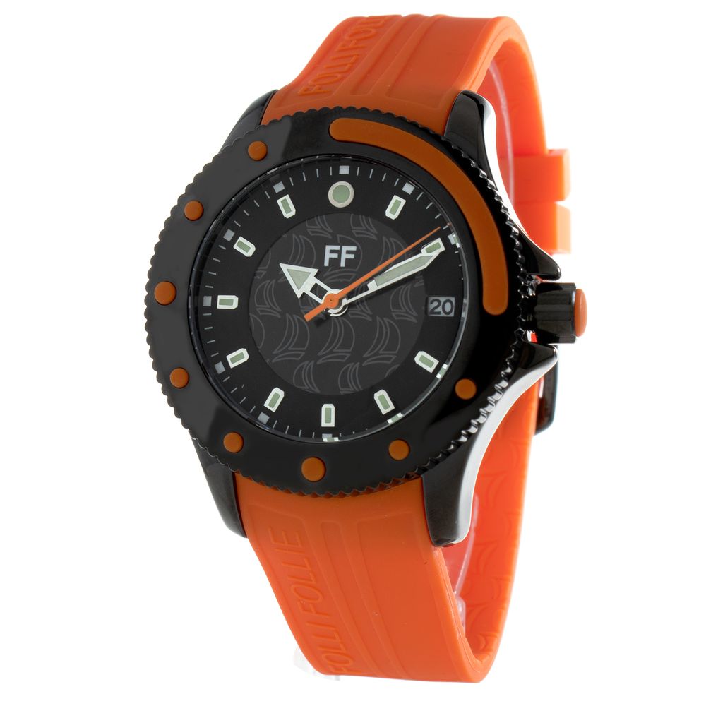 Folli Follie Orange Plastic Watch - ACCEXO