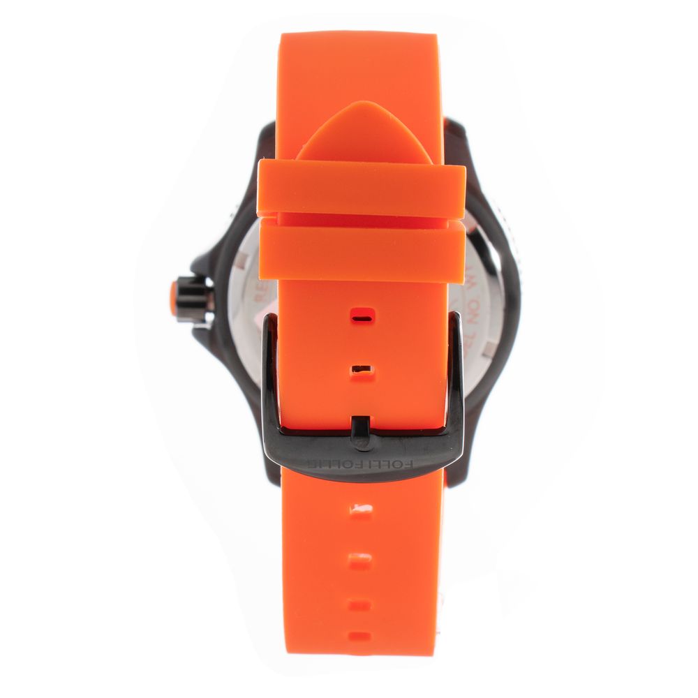 Folli Follie Orange Plastic Watch - ACCEXO