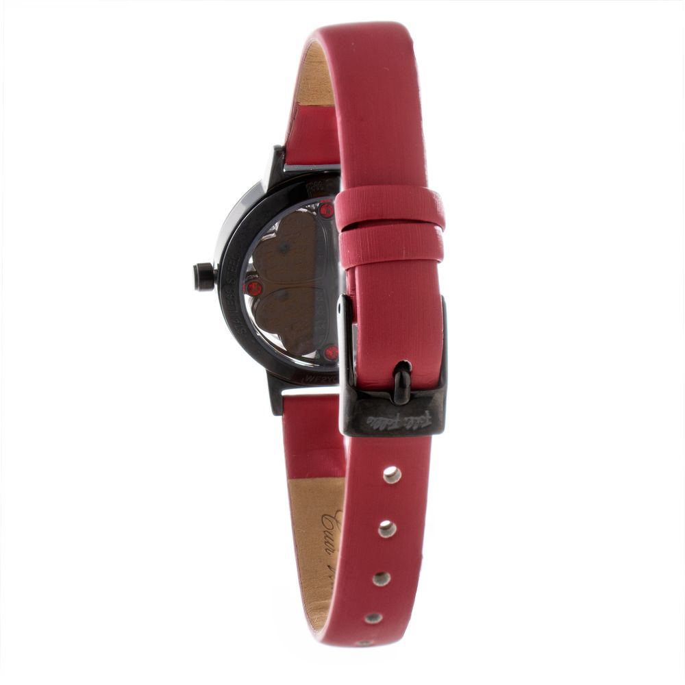 Folli Follie Red Leather Watch - ACCEXO
