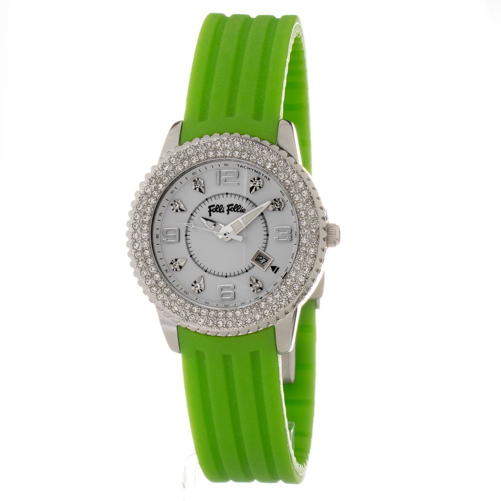Folli Follie Green Synthetic Watch - ACCEXO