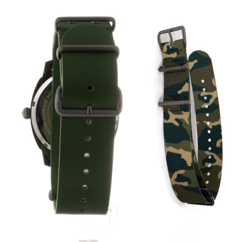 Folli Follie Green Leather Watch - ACCEXO