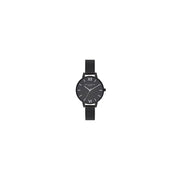 Olivia Burton Black Steel Watch - ACCEXO