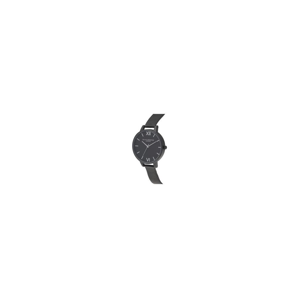 Olivia Burton Black Steel Watch - ACCEXO