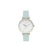 Olivia Burton Green Leather Leather Watch - ACCEXO