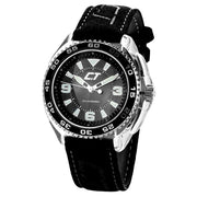 Chronotech Black Leather Watch - ACCEXO