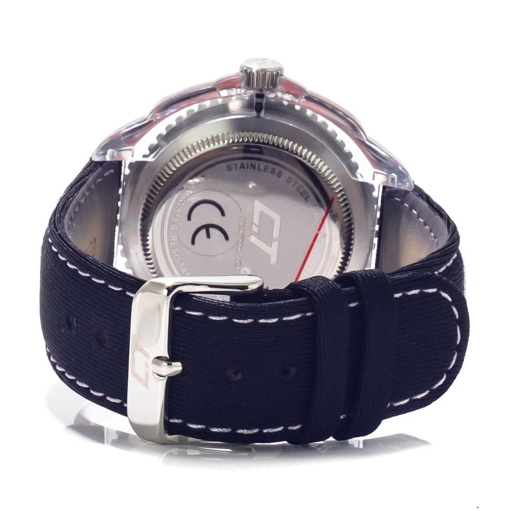 Chronotech Black Leather Watch - ACCEXO