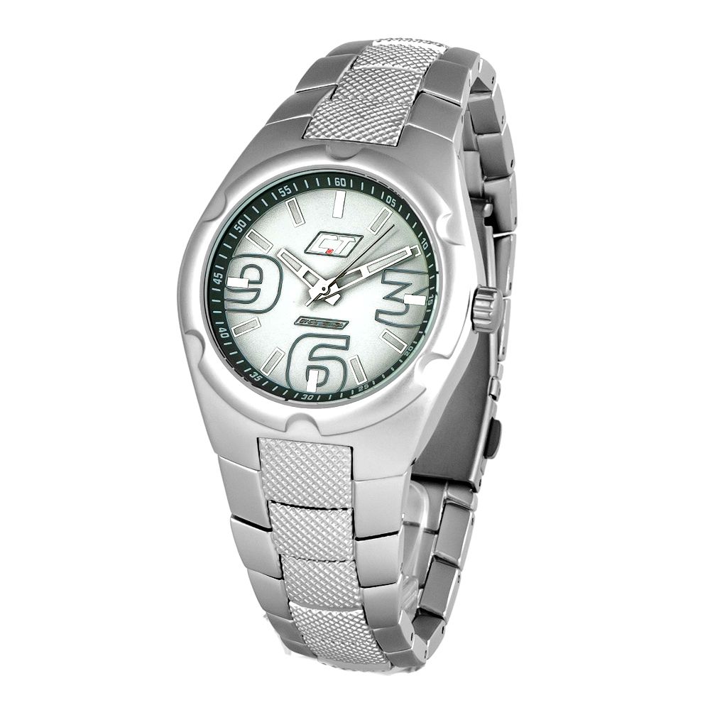 Chronotech Silver Polycarbonate Watch - ACCEXO