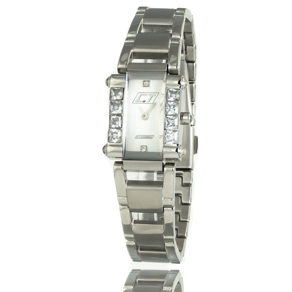Chronotech Silver Steel Watch - ACCEXO