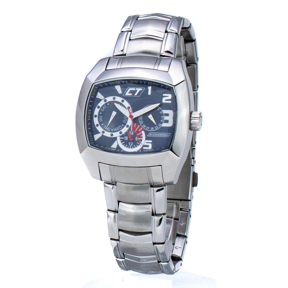Chronotech Silver Steel Watch - ACCEXO