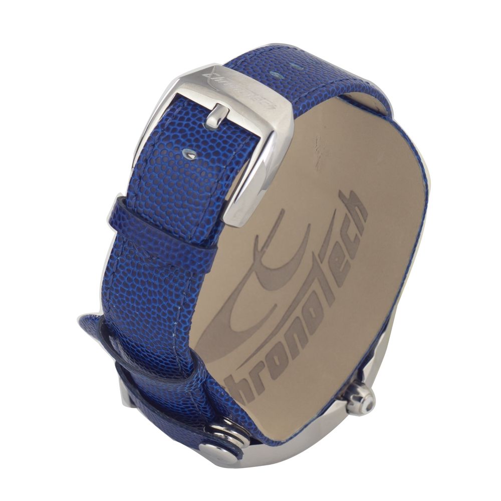 Chronotech Blue Leather Watch - ACCEXO