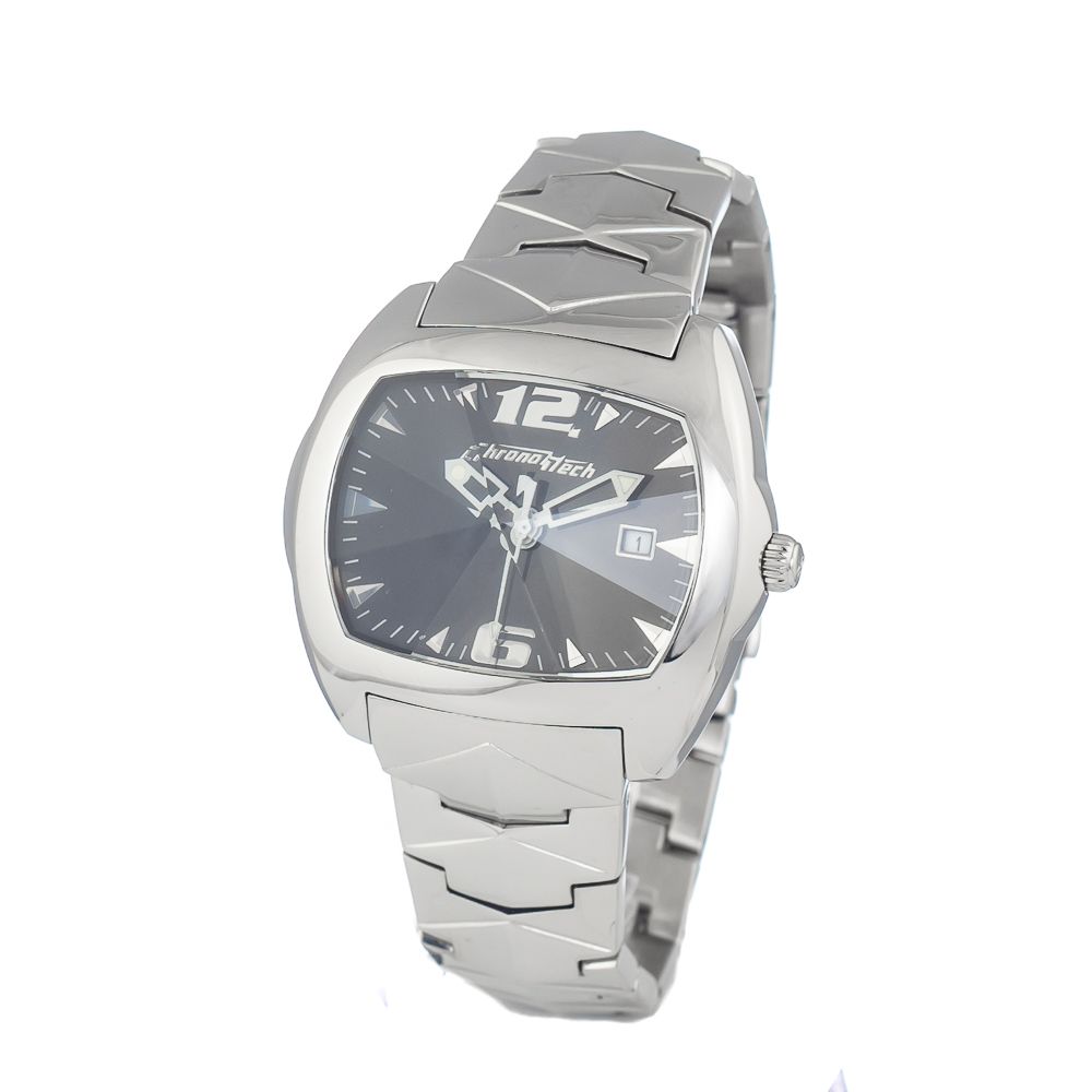 Chronotech Silver Steel Watch - ACCEXO