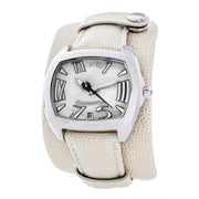 Chronotech Beige Leather Watch - ACCEXO