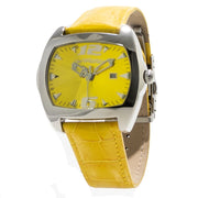 Chronotech Yellow Leather Watch - ACCEXO
