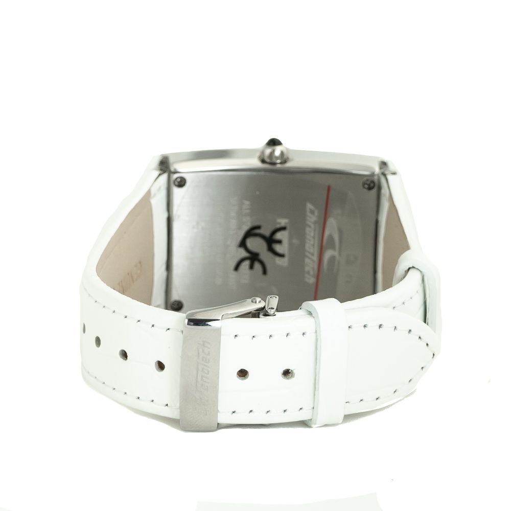 Chronotech White Leather Watch - ACCEXO