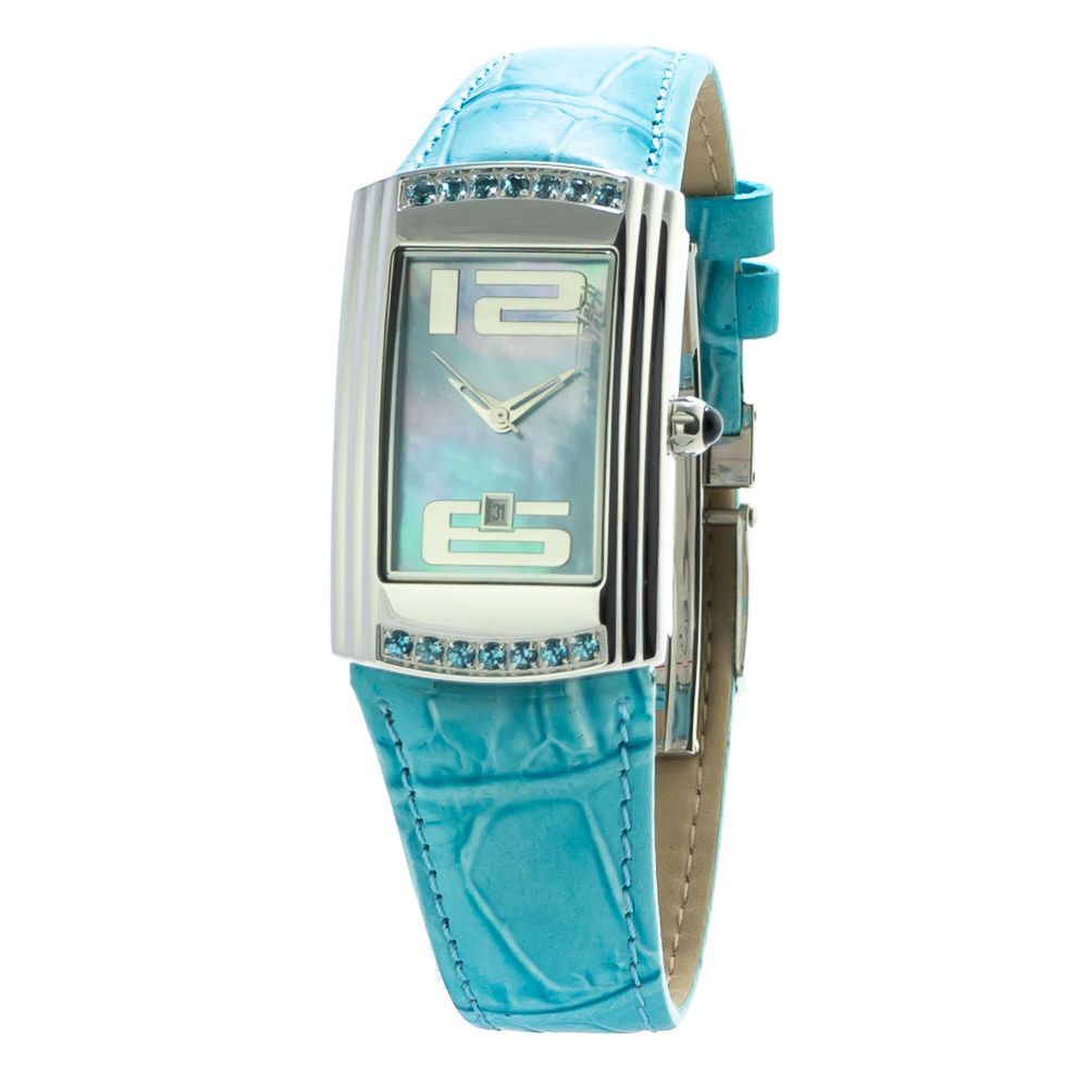 Chronotech Blue Leather Watch - ACCEXO