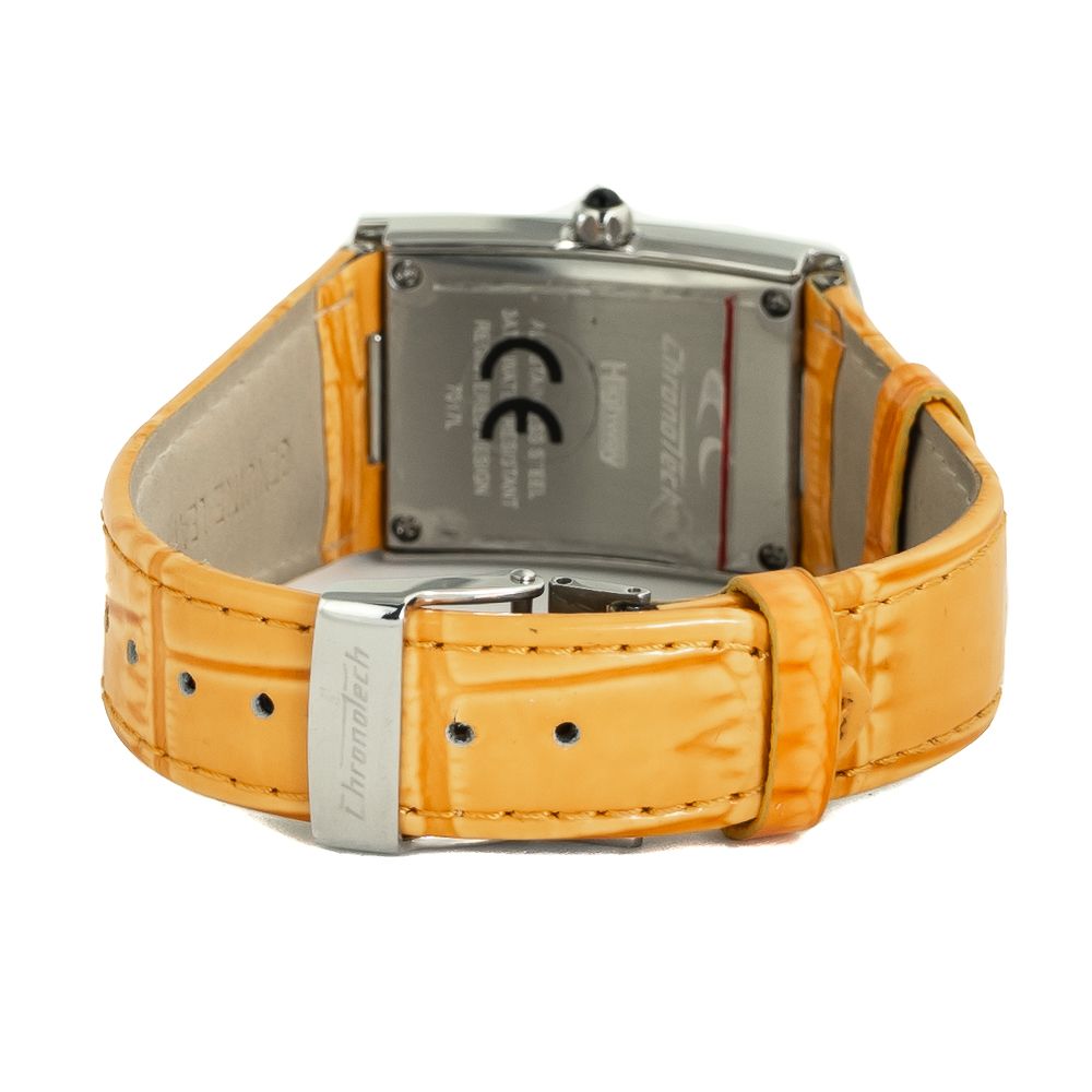 Chronotech Orange Leather Watch - ACCEXO