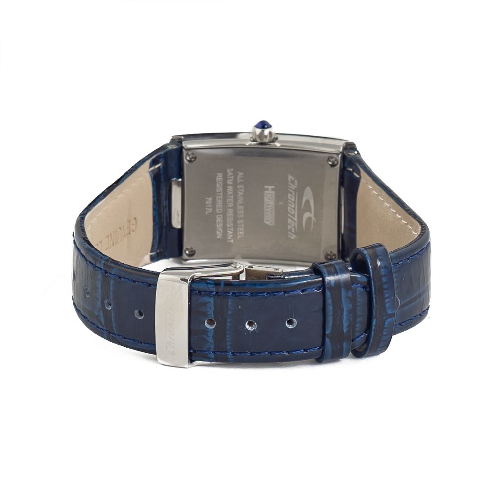 Chronotech Blue Leather Watch - ACCEXO