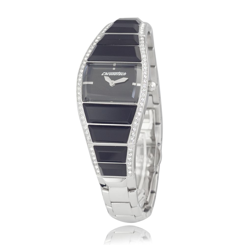 Chronotech Silver Steel Watch - ACCEXO