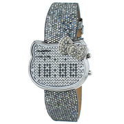 Chronotech Silver Leather Watch - ACCEXO