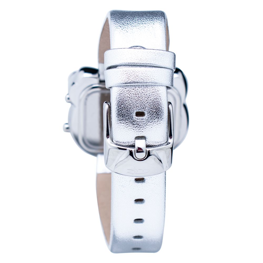 Chronotech Silver Leather Watch - ACCEXO