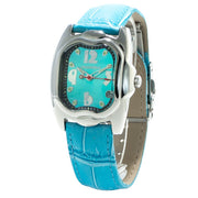 Chronotech Blue Leather Watch - ACCEXO