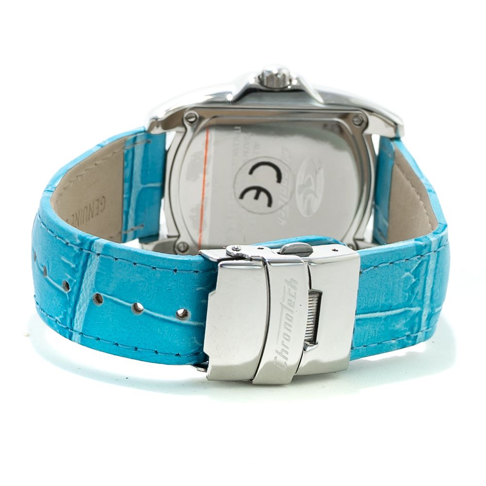 Chronotech Blue Leather Watch - ACCEXO
