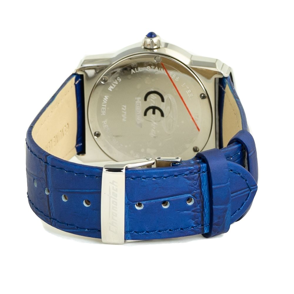 Chronotech Blue Leather Watch - ACCEXO