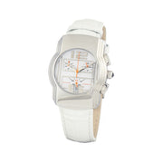 Chronotech White Leather Watch - ACCEXO