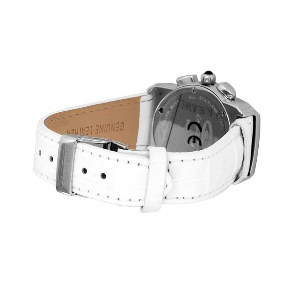 Chronotech White Leather Watch - ACCEXO