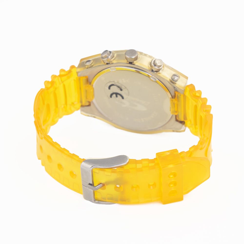 Chronotech Yellow Rubber Watch - ACCEXO