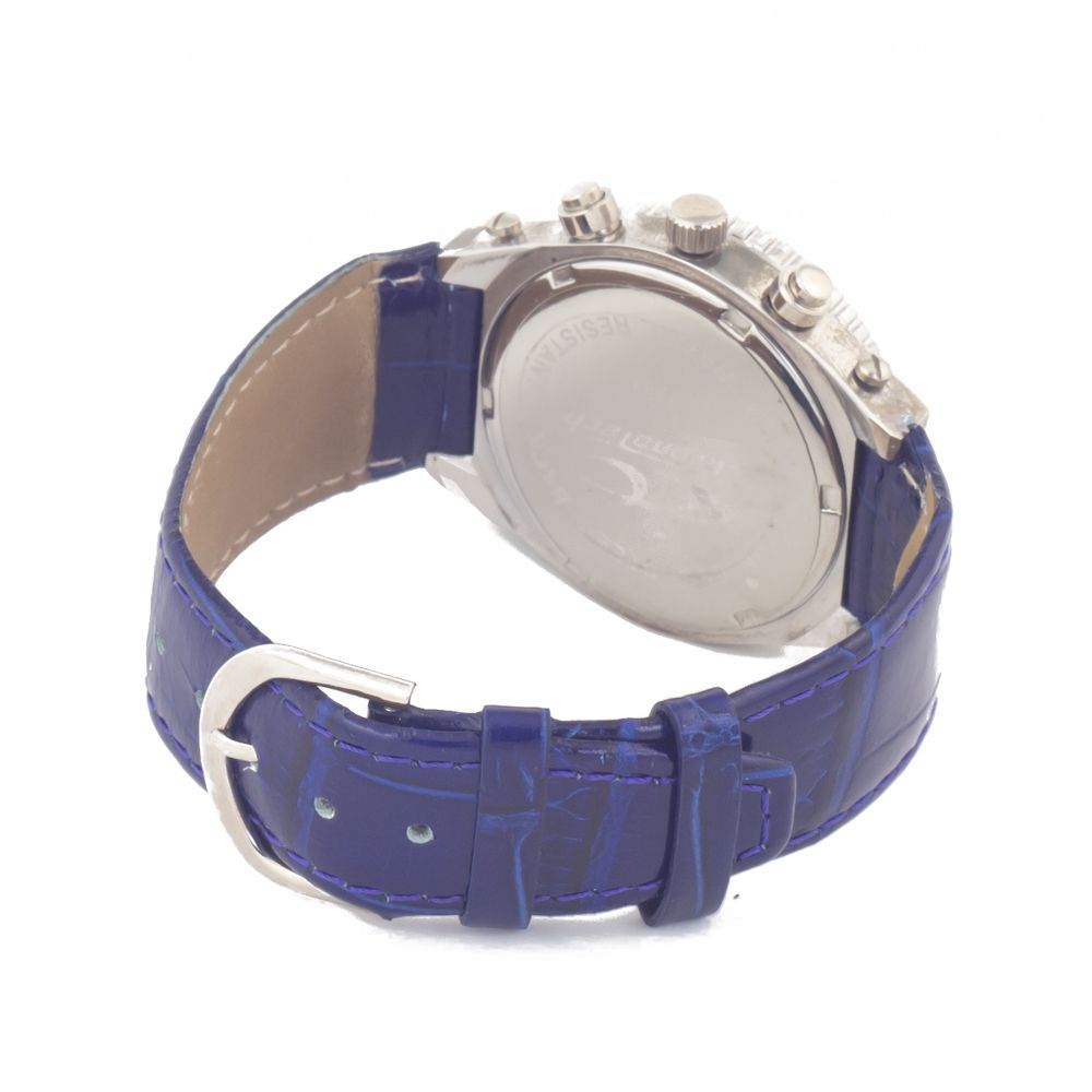 Chronotech Blue Leather Watch - ACCEXO