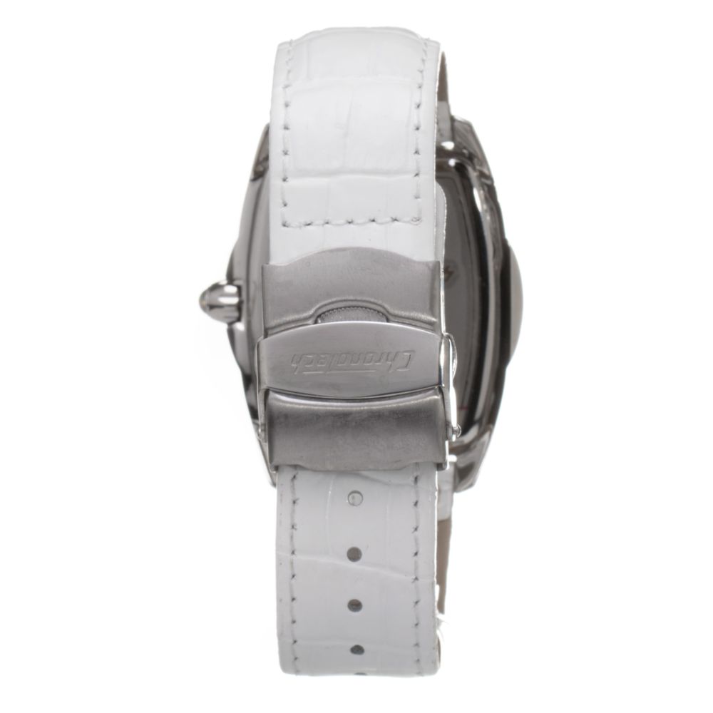 Chronotech White Leather Watch - ACCEXO
