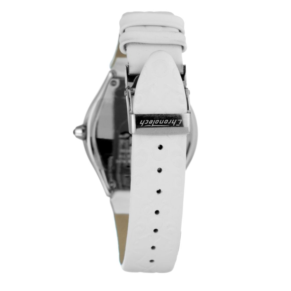 Chronotech White Leather Watch - ACCEXO